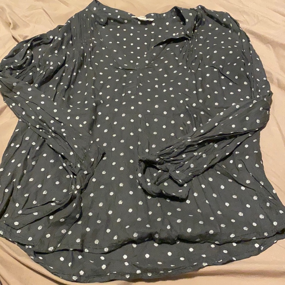 Lucky Brand 3/4 Sleeve Blouse Size Small